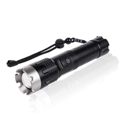 USB Rechargeable Tactical Flashlight - 2000 Lumens Super Bright LED, Long-Lasting Battery, COB Side Light, Waterproof, Adjustable Distance